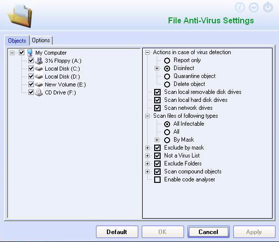 eScan Neues benutzerfreundliches grafisches Interface